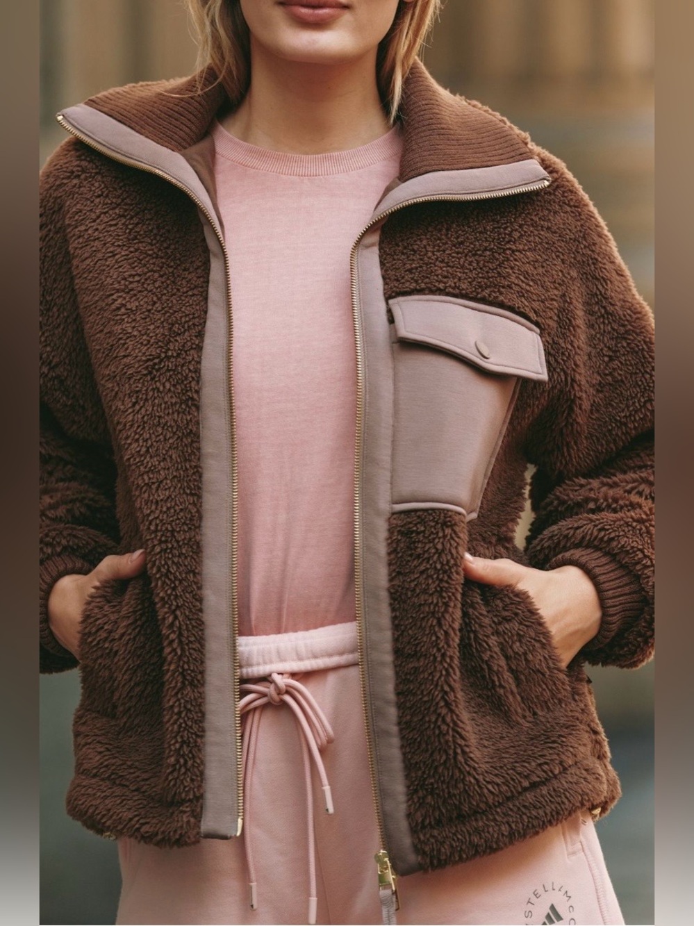 Sale!▪️NWT Varley Lowell Sherpa Fleece Jacket-L - Picture 11 of 11